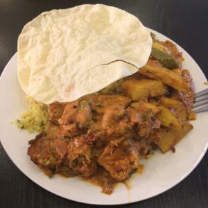 from the premade selection. Tasty! at Hari's Vegetarian in Haymarket