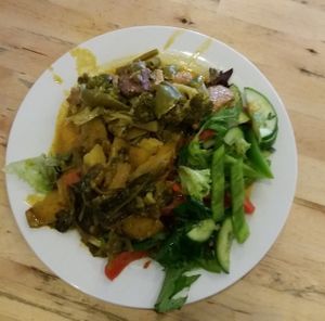 My combo at Hari's Vegetarian in Haymarket