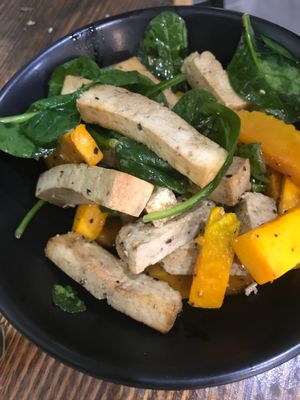 Tofu pumpkin salad at Hari's Vegetarian in Haymarket