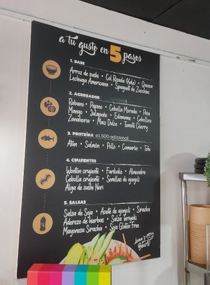 Build your own poke bowl at Luna's Bowls in Liberia