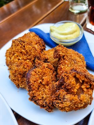 Crispy Soja Nuggets at Cafe Erde in Graz