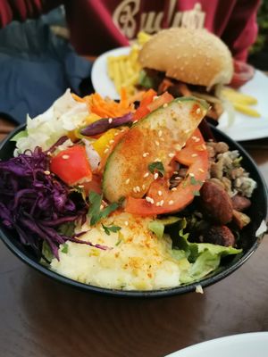 A little mixed salad at Cafe Erde in Graz