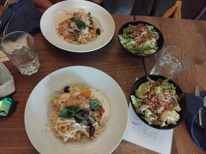 Menu at Cafe Erde in Graz