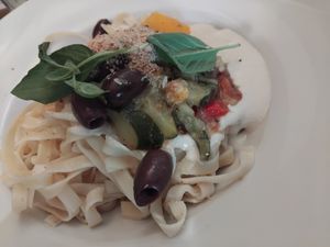 Menu at Cafe Erde in Graz