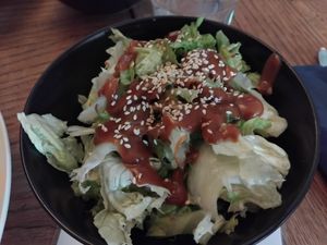 Salad at Cafe Erde in Graz