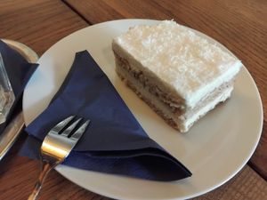 Cake raffaelo at Cafe Erde in Graz