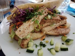 Pesto sandwich at Cafe Erde in Graz