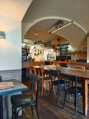 Interior at Cafe Erde in Graz