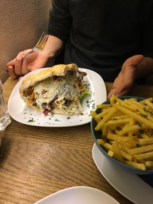 Gyros at Cafe Erde in Graz