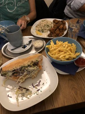 gyros at Cafe Erde in Graz