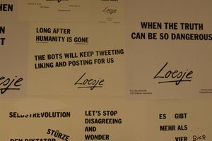 Posters at Cafe Erde in Graz