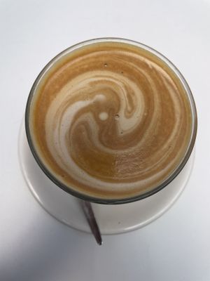 Flat white  #Veganuary at Bluebottle Espresso in Manly