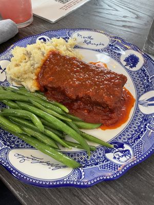 Impossible Meatloaf (vegetarian) at Founding Farmers in Washington