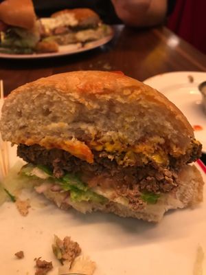 The impossible burger!  at Founding Farmers in Washington