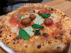 Bonnies vegan meatballs at 60 Seconds to Napoli in Oberhausen