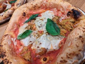 Bonnies vegan Chick Parmigiana at 60 Seconds to Napoli in Oberhausen