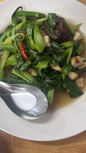 Morning glory  at Eat Me Veggie & Vegan in Bangkok