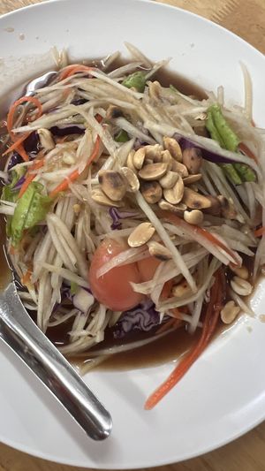 Pad thai  at Eat Me Veggie & Vegan in Bangkok