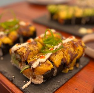 Maduros Roll   at Terrestre Cocina Compasión in San Juan