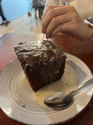 5 Spice Chocolate Cake  at Terrestre Cocina Compasión in San Juan