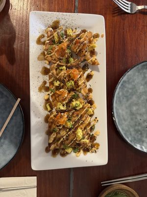 Kimchi Nachos  at Terrestre Cocina Compasión in San Juan