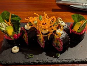 Groovy Roll at Terrestre Cocina Compasión in San Juan
