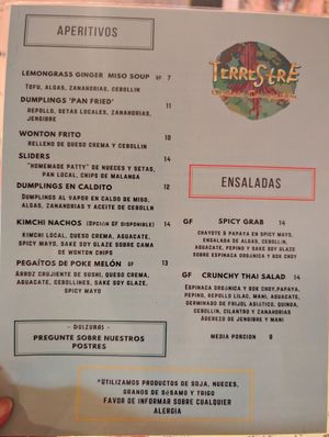  at Terrestre Cocina Compasión in San Juan