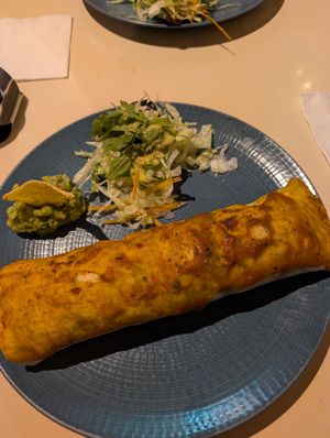 Vegan burrito at El Paso Cantina Mexicana y Cocktail Bar in Lisbon