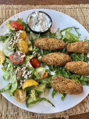 Falafel salad   at TONIRT in Tamraght