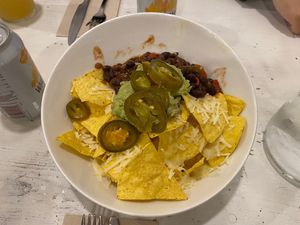 Nachos   at La Oveja Negra in Madrid