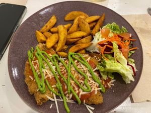 Milanesas de soja  at La Oveja Negra in Madrid