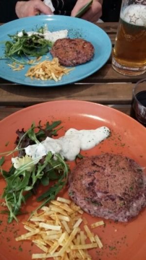 The 2nd course of El menú del día  at La Oveja Negra in Madrid