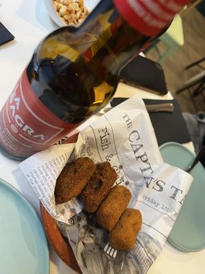 Yumnnmmyyyyy!!!!  at La Oveja Negra in Madrid