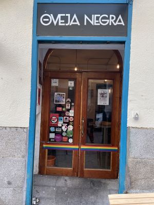 Door  at La Oveja Negra in Madrid