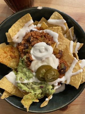 Nachos  at La Oveja Negra in Madrid