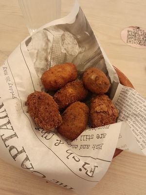 Croquetas at La Oveja Negra in Madrid