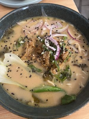 ramen deliciosísismo!  at La Oveja Negra in Madrid