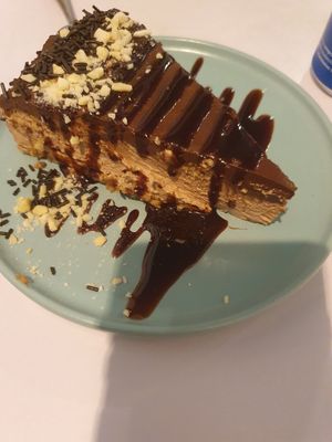 Chocolate and Cream cake at La Oveja Negra in Madrid