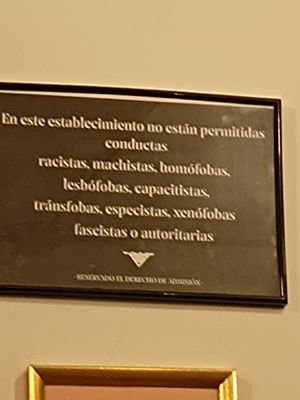 N at La Oveja Negra in Madrid