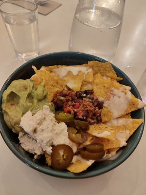 Nachos at La Oveja Negra in Madrid