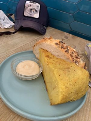 Spanish Tortilla  at La Oveja Negra in Madrid