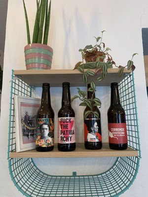 Decoration  at La Oveja Negra in Madrid