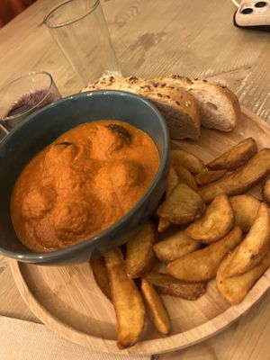 Meatballs  at La Oveja Negra in Madrid