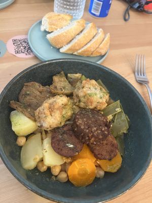 segundo de cocido  at La Oveja Negra in Madrid