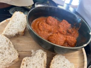 Chorizos a la sidra   at La Oveja Negra in Madrid