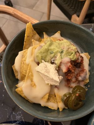 Nachos  at La Oveja Negra in Madrid