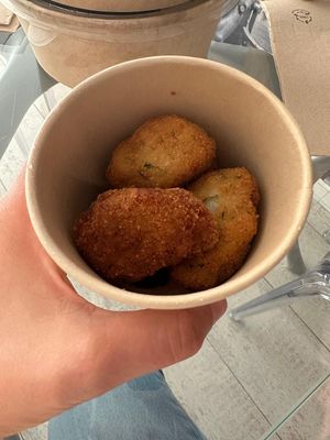 Croquettes at La Oveja Negra in Madrid