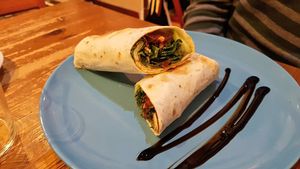 Wraps at La Oveja Negra in Madrid