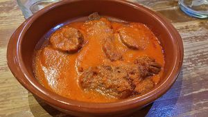 Chorizo at La Oveja Negra in Madrid