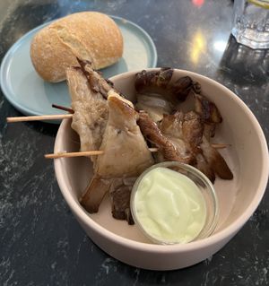Grilled Mushrooms with Aioli - 8.5/10  at La Oveja Negra in Madrid